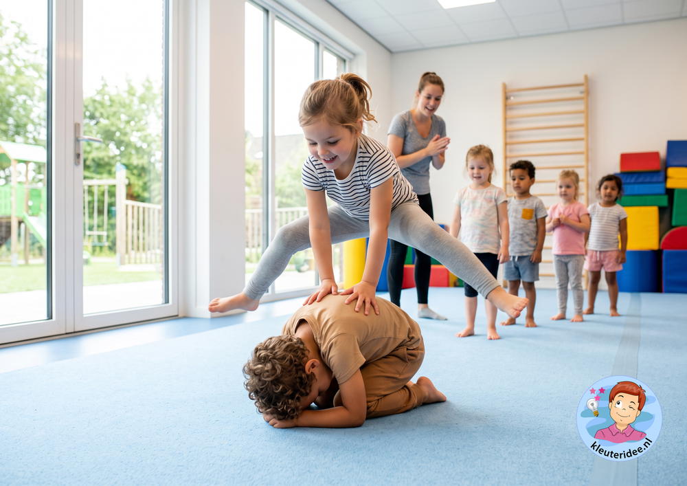Haasje over gymles kleuteridee